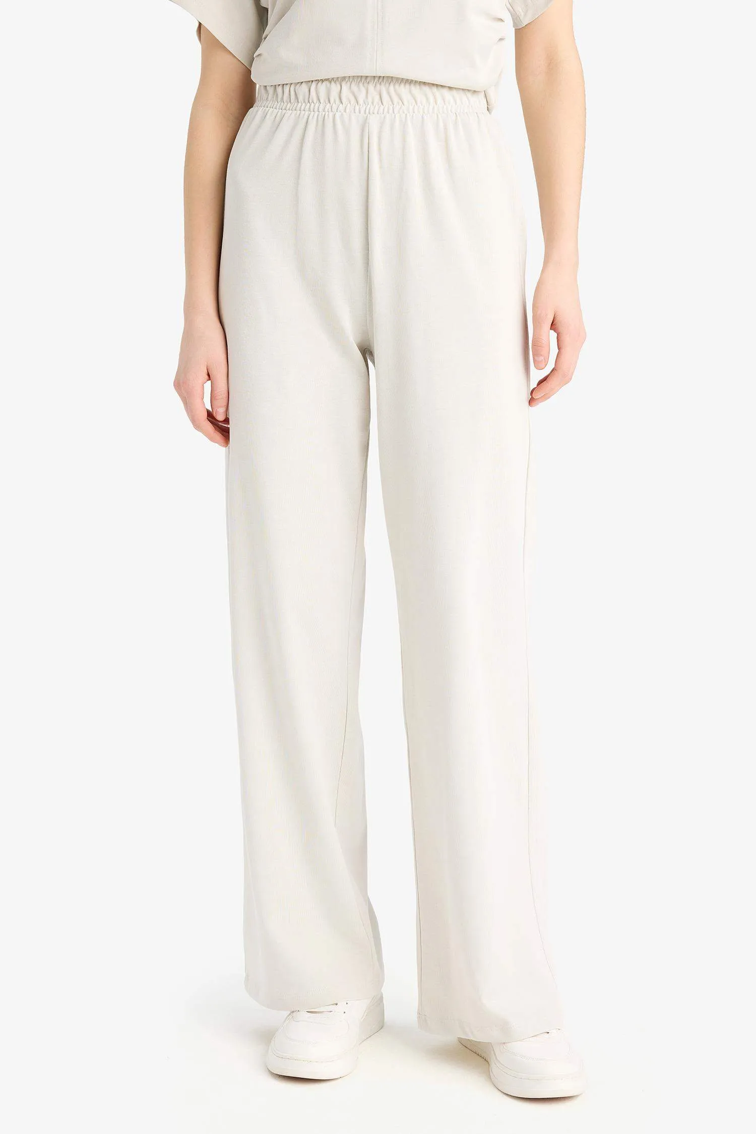 Wide Leg Basic Flat Wide Leg Premium Pants