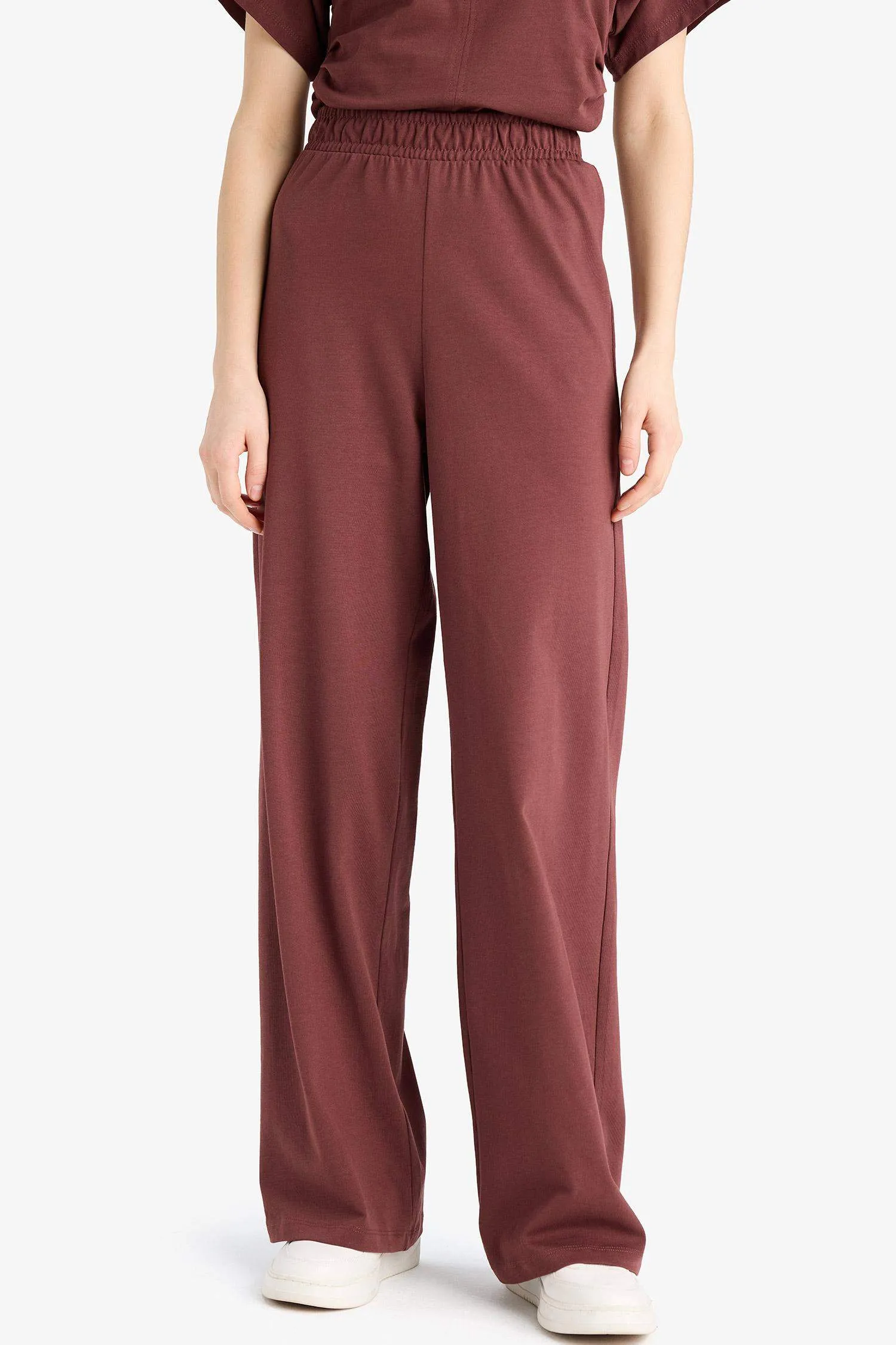 Wide Leg Basic Flat Wide Leg Premium Pants