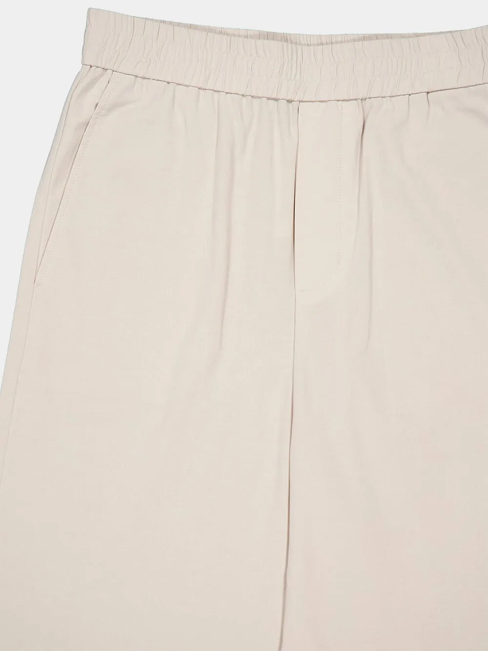 Wide Leg Crepe Trousers