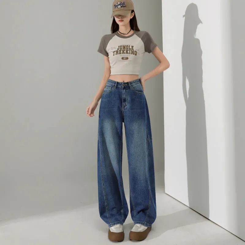 Wide Leg Jeans Loose Fashion Women