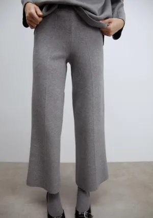 Wide-leg trousers - Grey Medium Mela