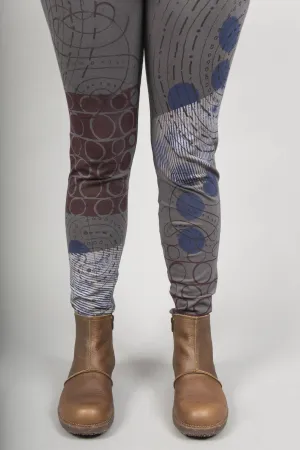 Winter BF Leggings Printed Light Charcoal