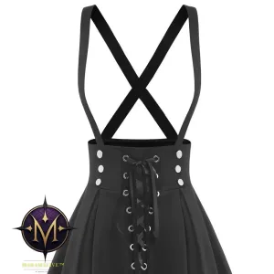 Wipalo Plus Size 3XL Black Casual Skirt Gothic Streetwear Wo
