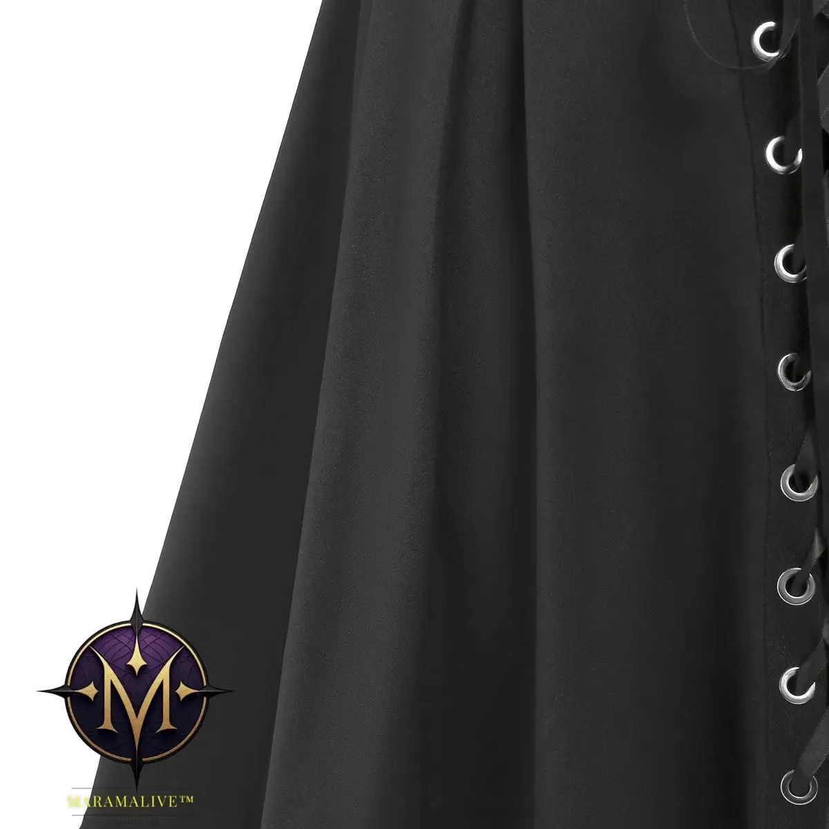 Wipalo Plus Size 3XL Black Casual Skirt Gothic Streetwear Wo