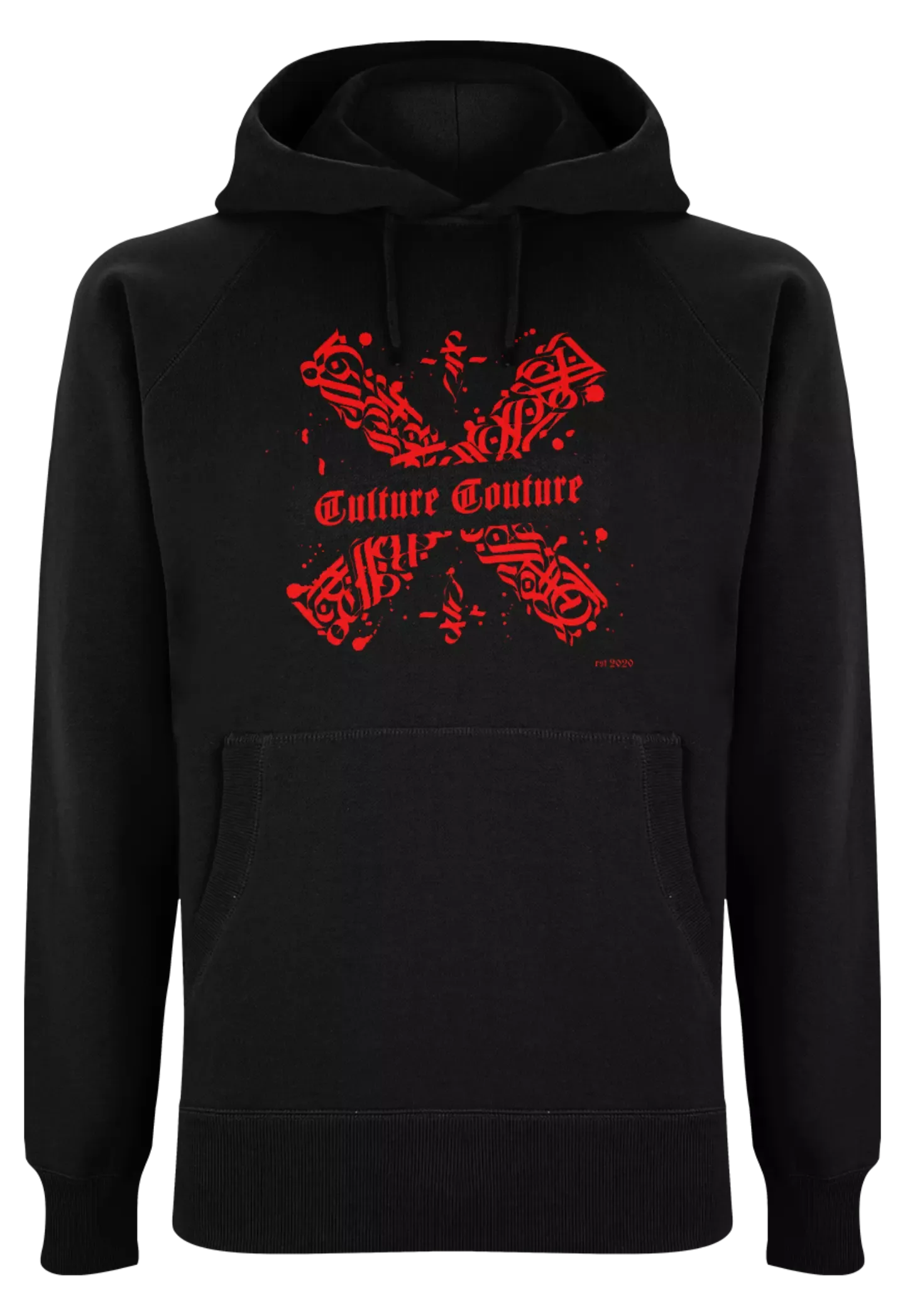 X Marks The Spot Red Hoodie/Black