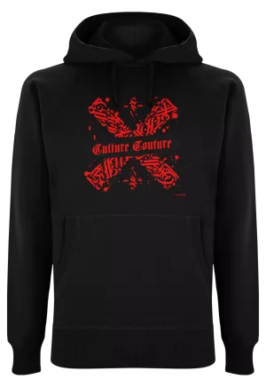 X Marks The Spot Red Hoodie/Black